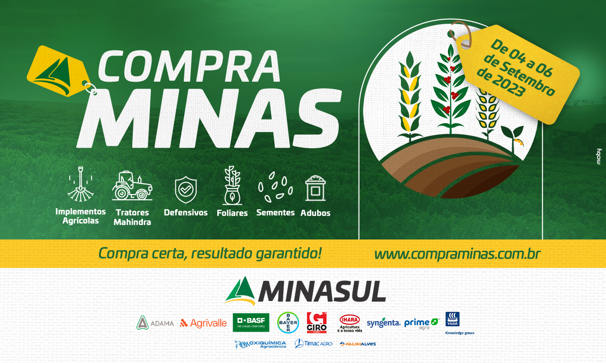 <strong>Compra Minas, da Minasul, apresenta soluções para sua lavoura</strong>